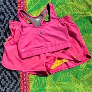 Nike Fit Dry LiveStrong Hot Pink Fitness Yoga Athletic Running Exercise 2000s